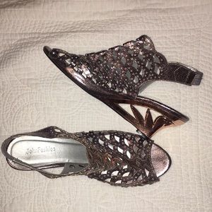 John Fashion Rose Gold Sandals